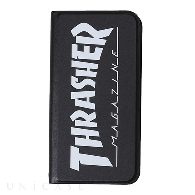 【iPhoneSE(第3/2世代)/8/7 ケース】HOME TOWN Logo PU Leather Book Type Case (BLK/WHT)