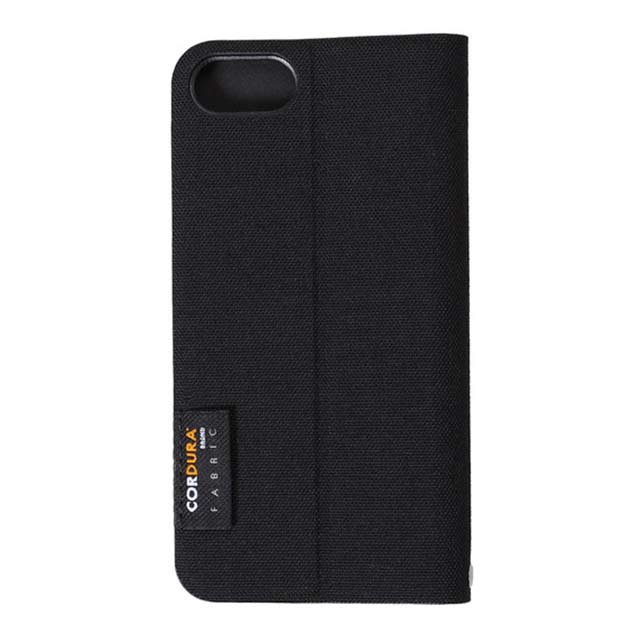 【iPhoneSE(第3/2世代)/8/7 ケース】CORDURA NYLON Book Type Case (BLACK)サブ画像