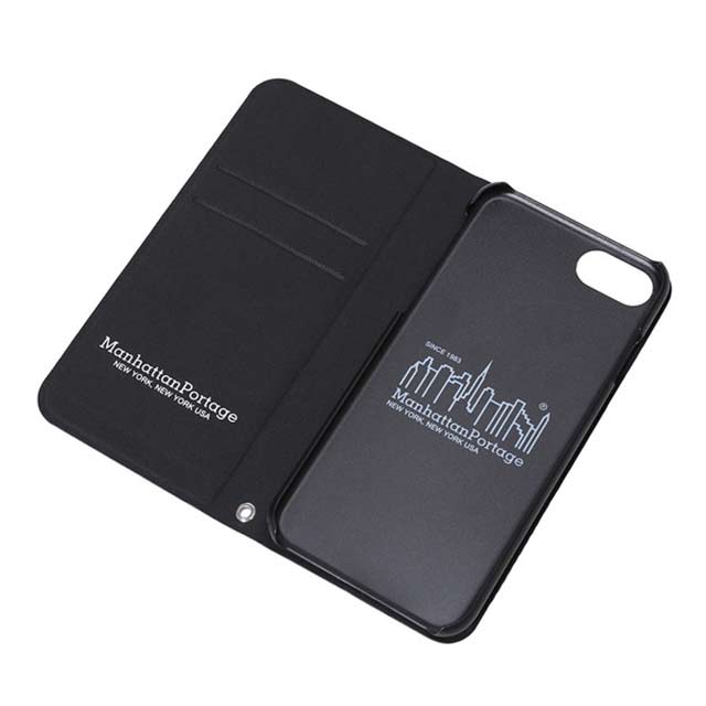 【iPhoneSE(第3/2世代)/8/7 ケース】CORDURA NYLON Book Type Case (BLACK)サブ画像