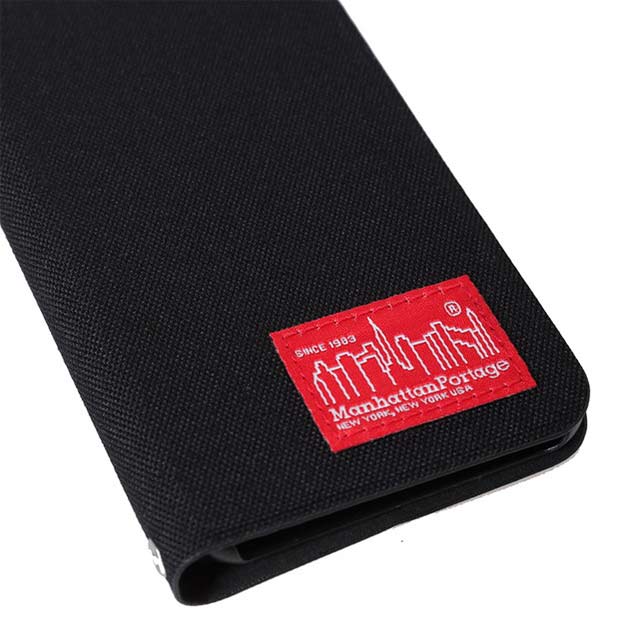 【iPhoneSE(第3/2世代)/8/7 ケース】CORDURA NYLON Book Type Case (BLACK)サブ画像