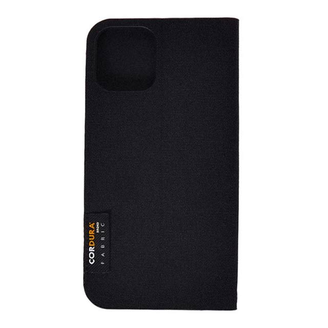 【iPhone12/12 Pro ケース】CORDURA NYLON Book Type Case (BLACK)goods_nameサブ画像