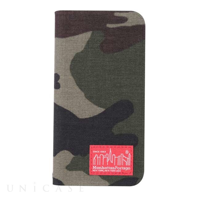 【iPhoneSE(第3/2世代)/8/7 ケース】CORDURA NYLON Book Type Case (CAMO)