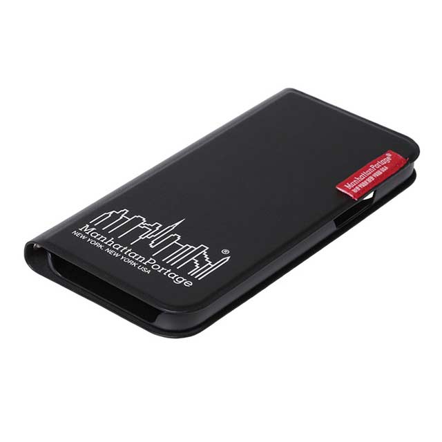 【iPhone12/12 Pro ケース】PU Leather Book Type Case (BLACK)サブ画像