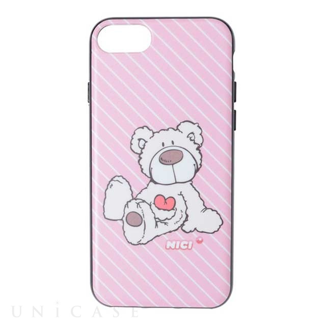 【iPhoneSE(第3/2世代)/8/7 ケース】Hybrid Back Case (ホワイトベア)