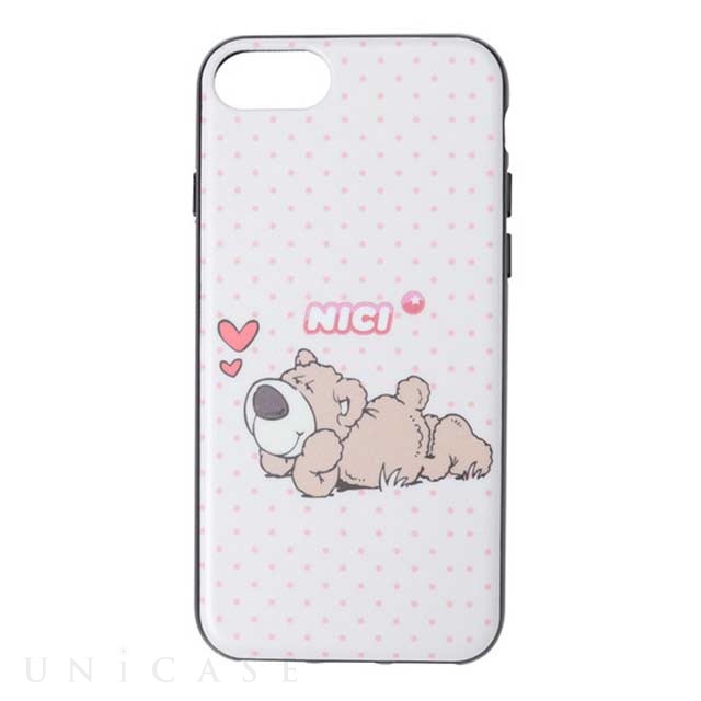 【iPhoneSE(第3/2世代)/8/7 ケース】Hybrid Back Case (ブラウンベア)