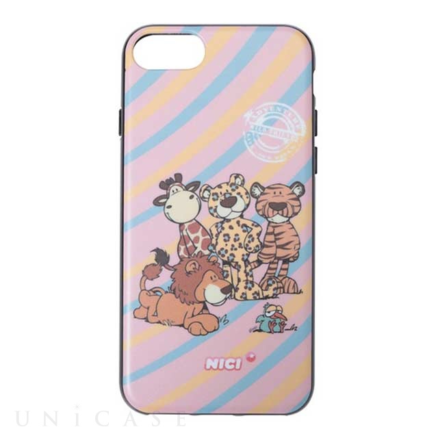 【iPhoneSE(第3/2世代)/8/7 ケース】Hybrid Back Case (ワイルドフレンズ)