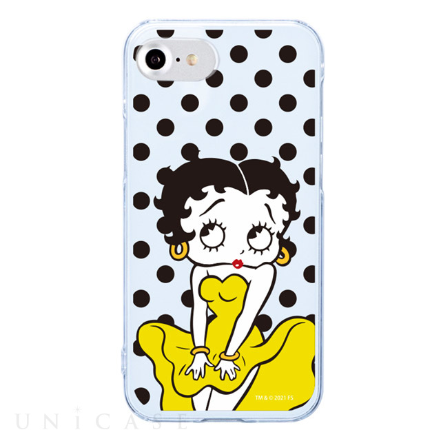 【iPhoneSE(第3/2世代)/8/7/6s/6 ケース】Betty Boop クリアケース (Yellow dress)