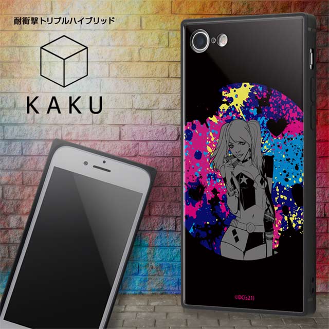 【iPhoneSE(第3/2世代)/8/7 ケース】バットマン/耐衝撃ケース KAKU トリプルハイブリッド (バットマン)サブ画像