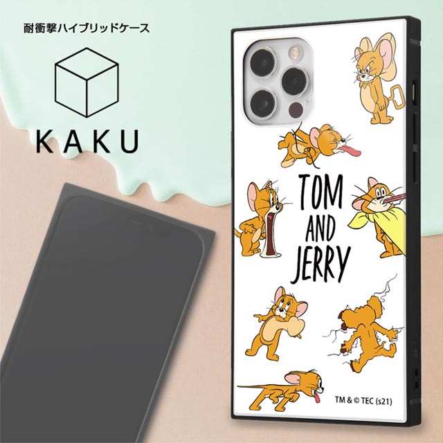 【iPhone12/12 Pro ケース】トムとジェリー/耐衝撃ハイブリッドケース KAKU (おかしなトム1)サブ画像