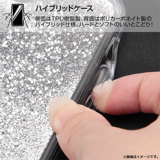 【iPhone12 mini ケース】バットマン/ラメ グリッターケース (バットマンロゴ)goods_nameサブ画像