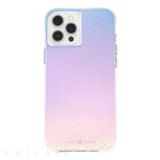 【iPhone12/12 Pro ケース】抗菌・耐衝撃ケース Iridescent Snake