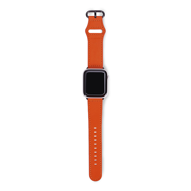 【Apple Watch バンド 49/45/44/42mm】GENUINE LEATHER STRAP (オレンジ) for Apple Watch Ultra2/SE(第2/1世代)/Series9/8/7/6/5/4/3/2/1goods_nameサブ画像