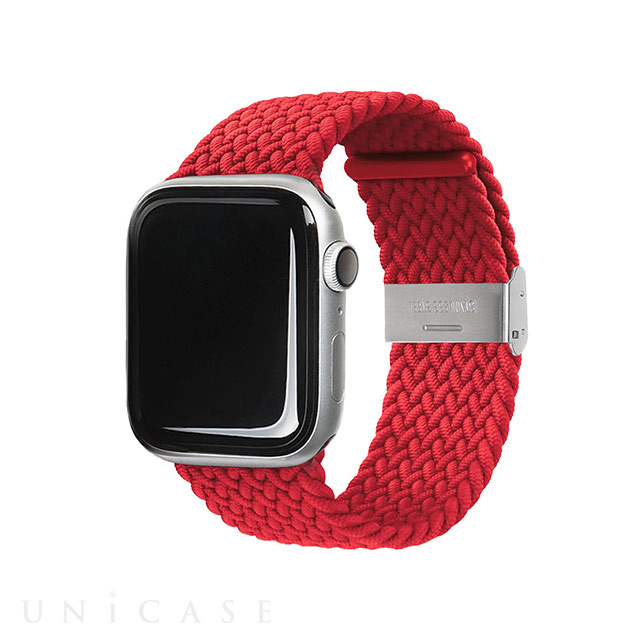 【Apple Watch バンド 49/45/44/42mm】LOOP BAND (レッド) for Apple Watch Ultra2/SE(第2/1世代)/Series9/8/7/6/5/4/3/2/1