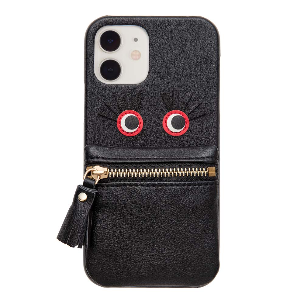 【iPhone12/12 Pro ケース】follow you case for iPhone12/12 Pro (black) 