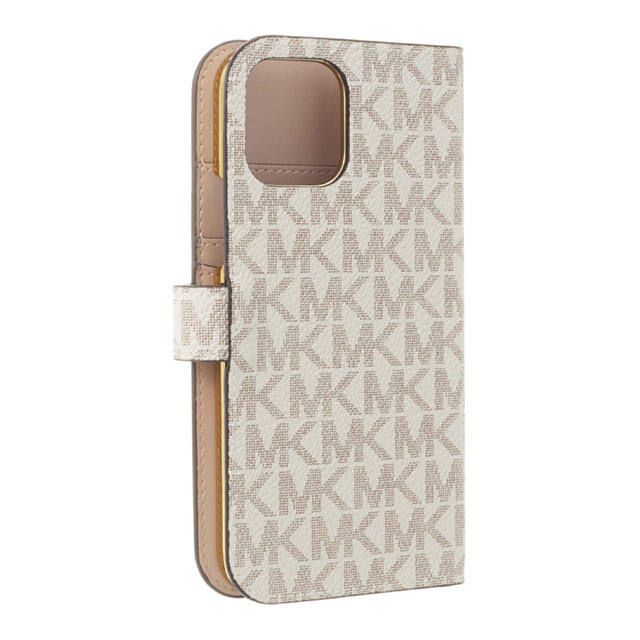 【iPhone12 mini ケース】Folio Case Signature with Hand Strap - MagSafe (Vanilla)サブ画像