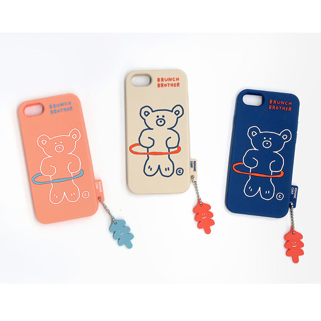 【iPhone12/12 Pro ケース】ブランチブラザー/デジタルアクセサリー (ベア・ネイビー)goods_nameサブ画像