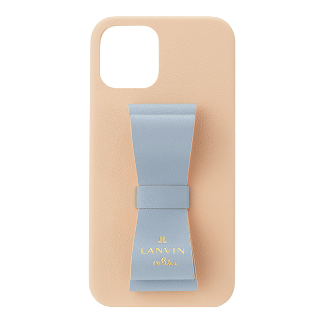 【iPhone12/12 Pro ケース】Slim Wrap Case 2 Tone (Baby Blue × Beige)サブ画像