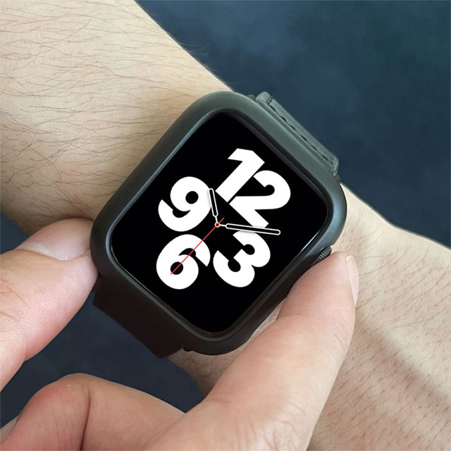 【Apple Watch ケース 44mm】ハードケース AERO (ブラック) for Apple Watch SE(第1世代)/Series6/5/4サブ画像