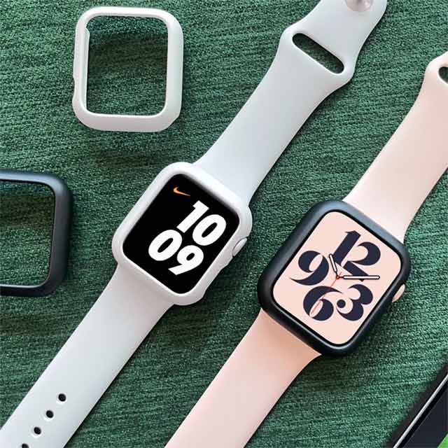 【Apple Watch ケース 44mm】ハードケース AERO (ブラック) for Apple Watch SE(第1世代)/Series6/5/4サブ画像