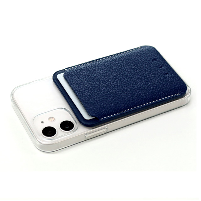 【iPhone】MagSafe対応 Full Grain Leather カードケース (ライトクリーム)goods_nameサブ画像