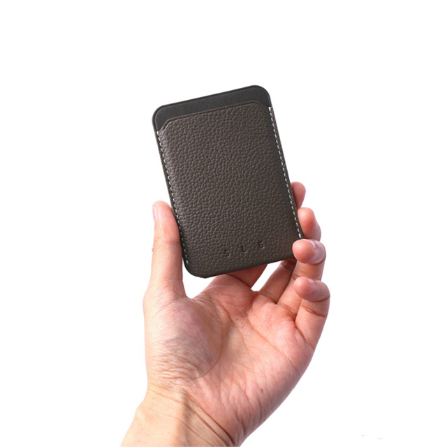 【iPhone】MagSafe対応 Full Grain Leather カードケース (ブラックブルー)goods_nameサブ画像