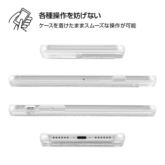 【iPhoneSE(第3/2世代)/8/7/6s/6 ケース】ディズニーキャラクター/ラメ グリッターケース (ステンドグラス)goods_nameサブ画像