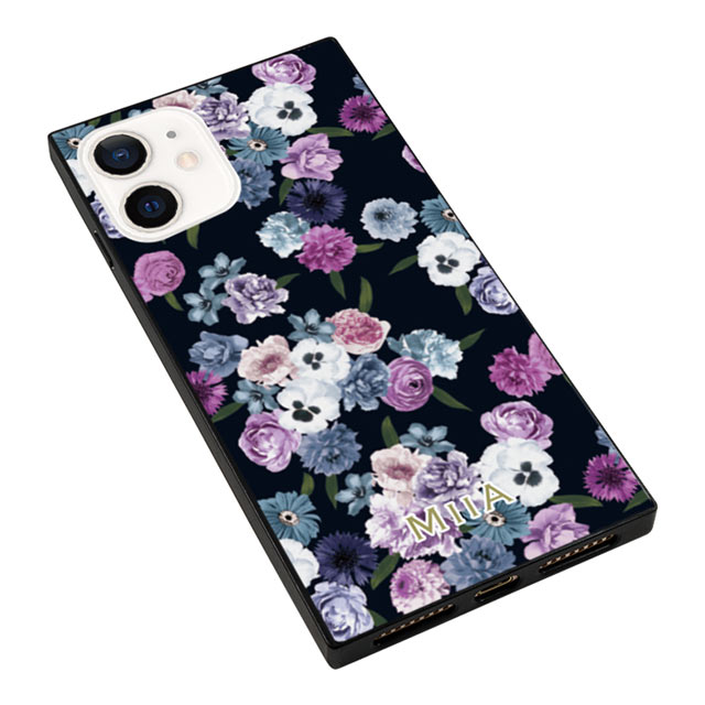 【iPhone12/12 Pro ケース】ガラスケース (Floral Night)goods_nameサブ画像