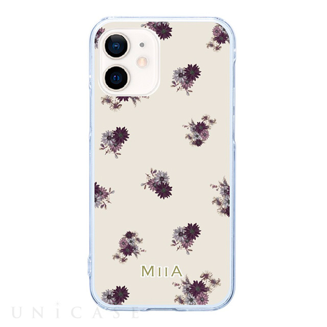 【iPhone12 mini ケース】PCケース (Ivory Flower)