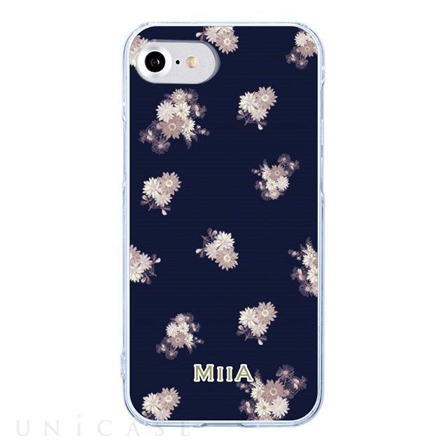 【iPhoneSE(第3/2世代)/8/7/6s/6 ケース】PCケース (Midnight blue Flower)