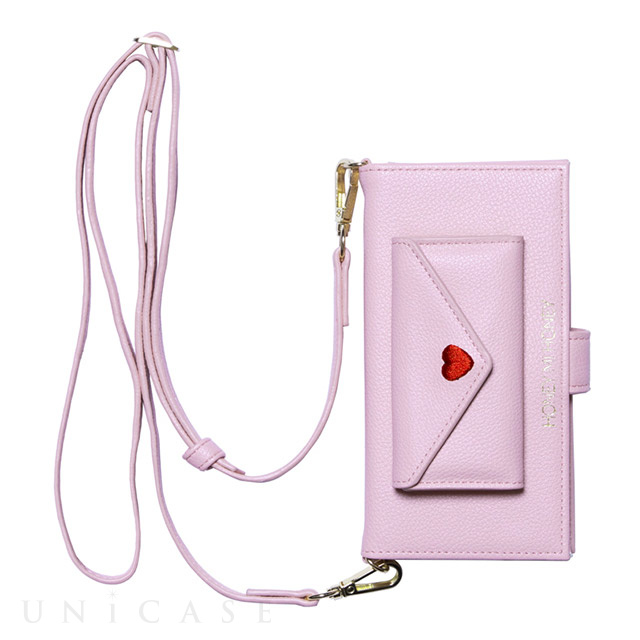 【iPhone11/XR ケース】手帳型ケース Letter Case (Pink)