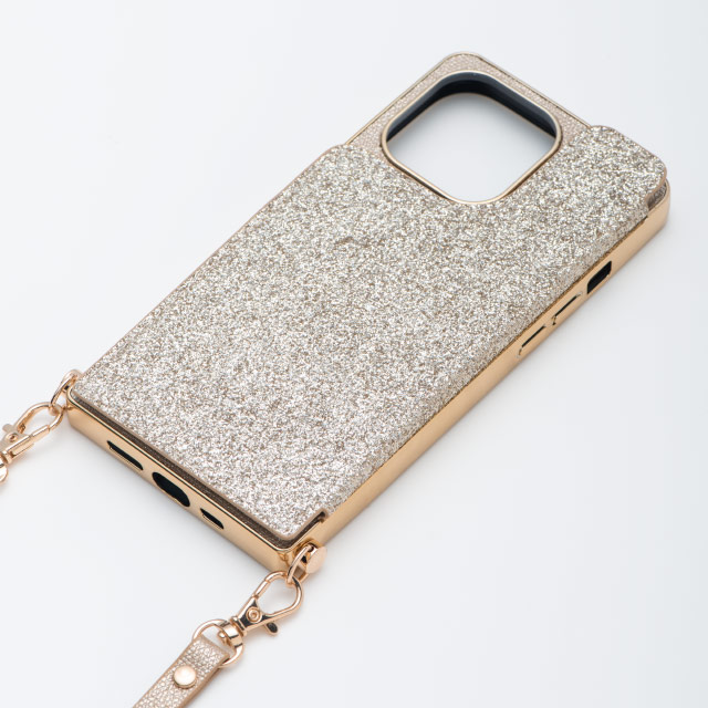 【iPhone13 ケース】Cross Body Case for iPhone13 (prism gold)サブ画像