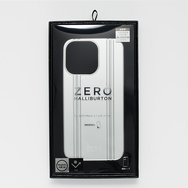 【iPhone13 ケース】ZERO HALLIBURTON Hybrid Shockproof Case for iPhone13 (Silver)goods_nameサブ画像