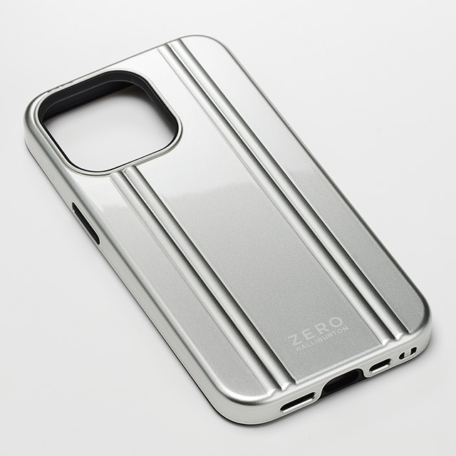【iPhone13 mini ケース】ZERO HALLIBURTON Hybrid Shockproof Case for iPhone13 mini (Silver)goods_nameサブ画像