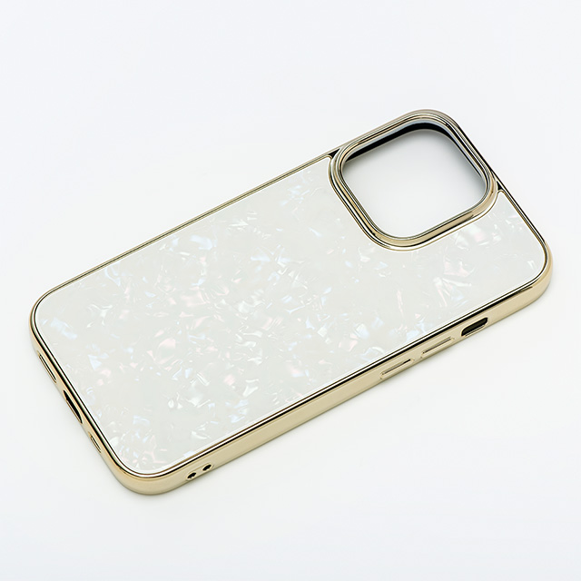 【iPhone13 mini/12 mini ケース】Glass Shell Case for iPhone13 mini (gold)サブ画像