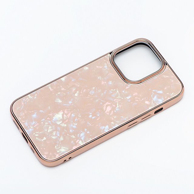 【iPhone13 mini/12 mini ケース】Glass Shell Case for iPhone13 mini (coral pink)サブ画像