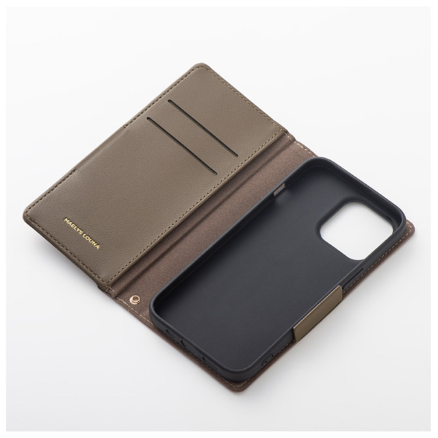 【iPhone13 Pro ケース】Letter Ring Flip Case for iPhone13 Pro (mocha)goods_nameサブ画像