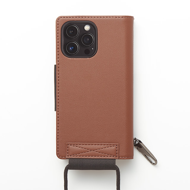 【iPhone13 Pro ケース】Teshe light flip case for iPhone13 Pro (brown)サブ画像