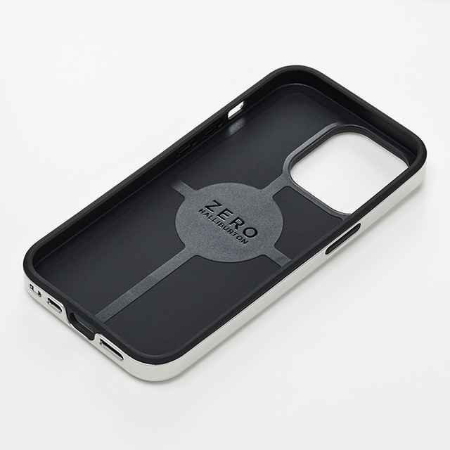 【iPhone13 Pro Max ケース】ZERO HALLIBURTON Hybrid Shockproof Case for iPhone13 Pro Max (Silver)サブ画像