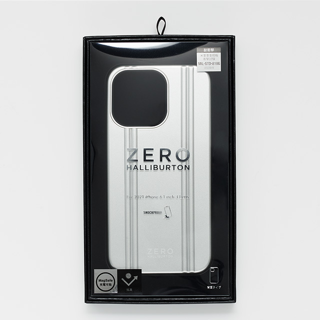 【iPhone13 Pro Max ケース】ZERO HALLIBURTON Hybrid Shockproof Case for iPhone13 Pro Max (Silver)goods_nameサブ画像