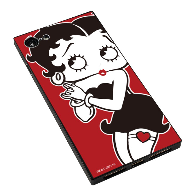 【iPhoneSE(第3/2世代)/8/7 ケース】Betty Boop ガラスケース (RED KISS)goods_nameサブ画像