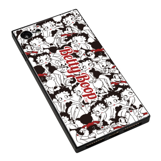 【iPhoneSE(第3/2世代)/8/7 ケース】Betty Boop ガラスケース (Red Black present)goods_nameサブ画像