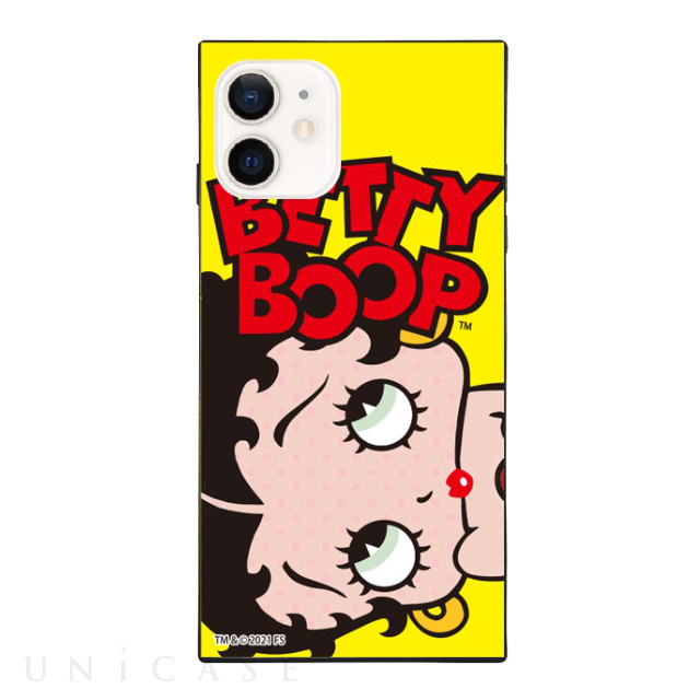 【iPhone12/12 Pro ケース】Betty Boop ガラスケース (YELLOW)