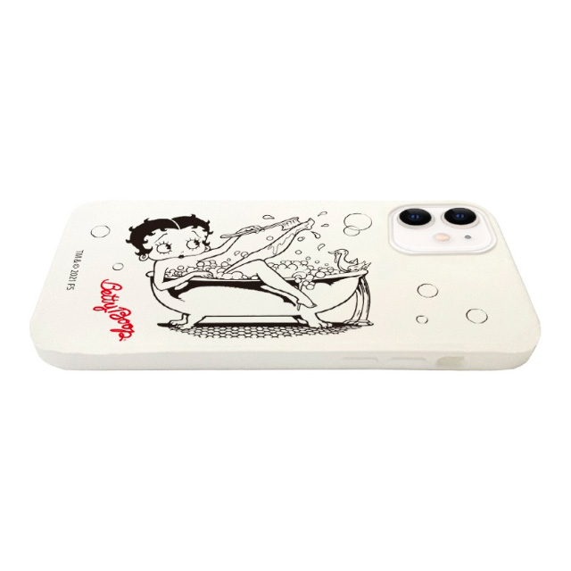 【iPhone12/12 Pro ケース】Betty Boop シリコンケース ホワイト (Bath)サブ画像