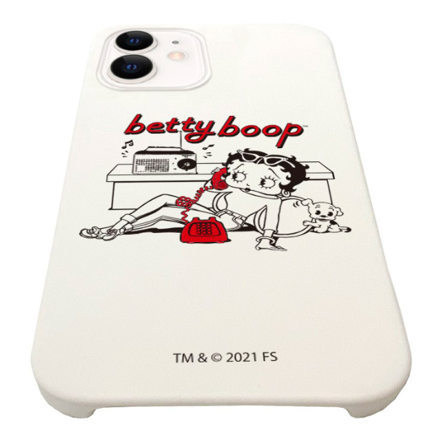 【iPhone12/12 Pro ケース】Betty Boop シリコンケース ホワイト (Telephone)サブ画像