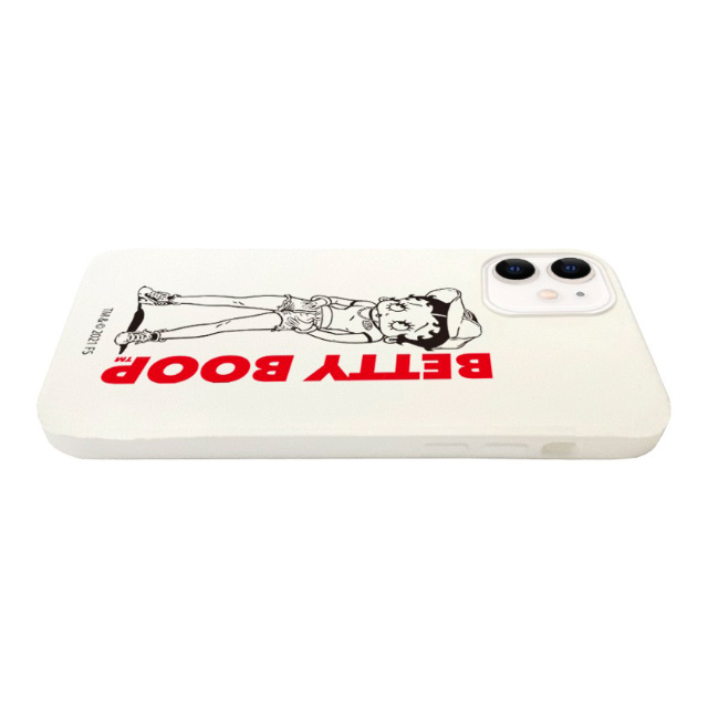 【iPhone12/12 Pro ケース】Betty Boop シリコンケース ホワイト (Boyish)goods_nameサブ画像