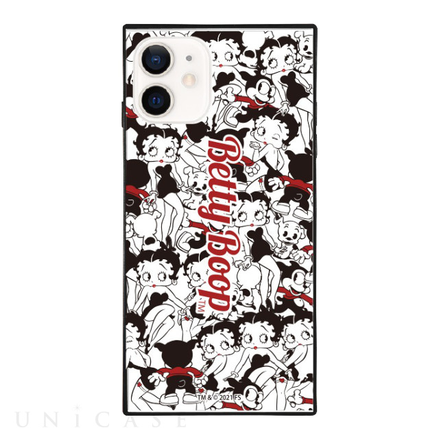 【iPhone12/12 Pro ケース】Betty Boop ガラスケース (Red Black present)