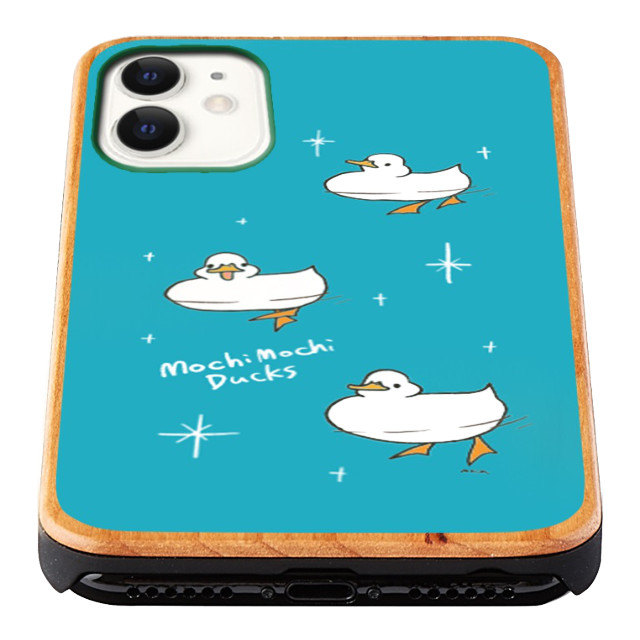 【iPhone12/12 Pro ケース】ウッドケース (水辺のアヒル)goods_nameサブ画像