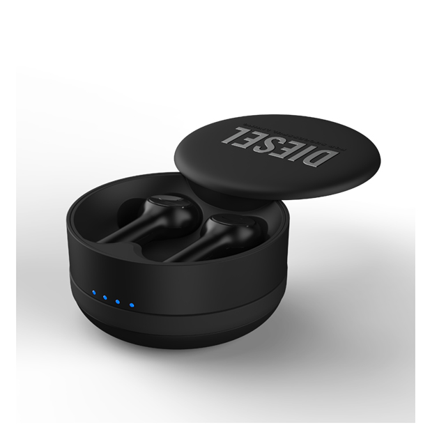 完全ワイヤレスイヤホン】True Wireless Earbuds (Black) DIESEL