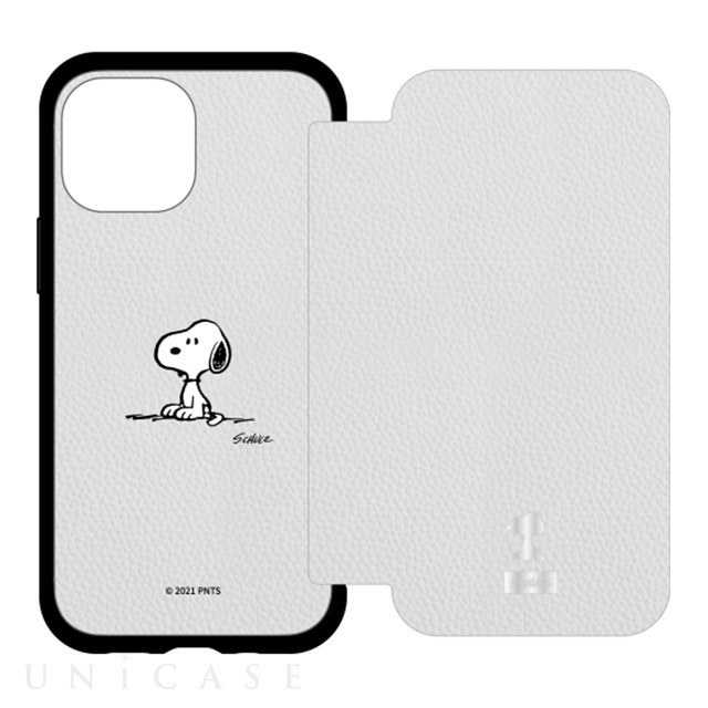 【iPhone13 mini/12 mini ケース】ピーナッツ IIII fit Flip (ドッグハウス)