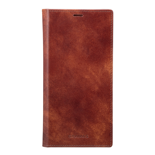 【iPhone13 Pro Max ケース】Museum-calf Genuine Leather Book Case (Brown)サブ画像